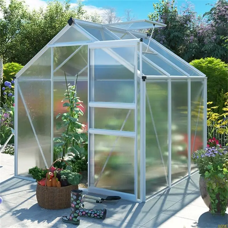 A0NC Mini Solar Panel Powered Ventilator Fendator portable 10W Greenhouse Solar Échappement Solar pour Office Outdoor Dog House