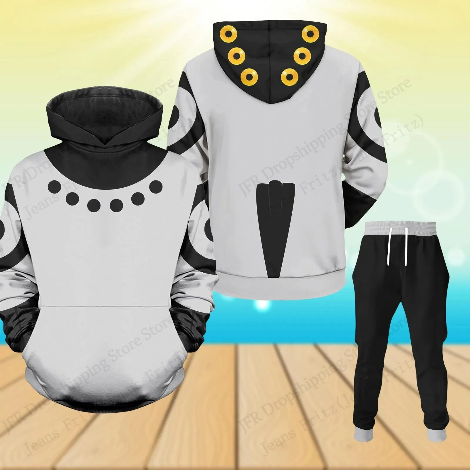 

Kpop Demon Hunters Two Piece Hoodie Pant Sets Halloween Tiger Anime 3d Print Men Women Fashion Hoodie+Pant Bird Tracksuit Suits