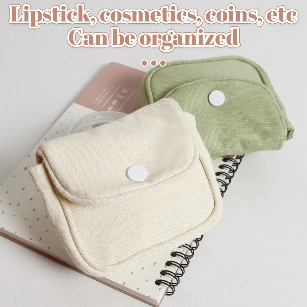 High Appearance Level Small Fresh Simple Mini Portable Organizer Bag Lipstick Makeup Change Hand Bag Woman