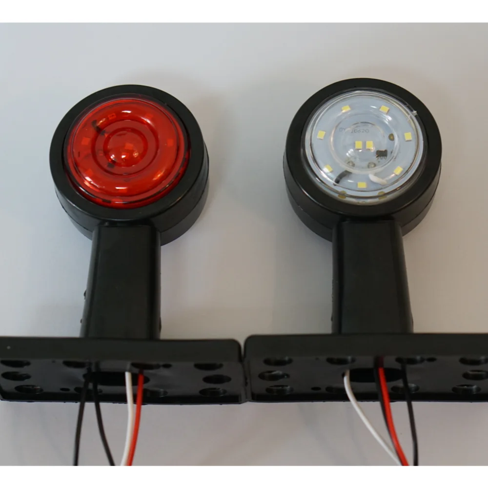 

New Pair Of X5 Waist Lights, Side Lights, Truck Side Lights, Red And White Double-Sided, For 12-24V Trailer Truck Lights