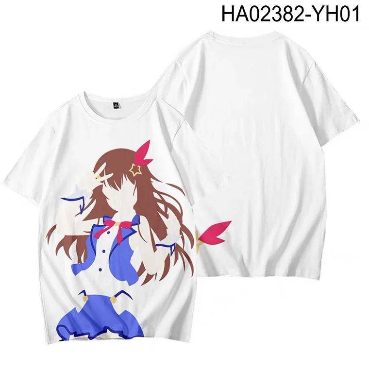 VTuber Tokino Sora 3Dการพิมพ์เสื้อยืดแฟชั่นฤดูร้อนรอบคอแขนสั้นยอดนิยมญี่ปุ่นStreetwear Plusขนาด