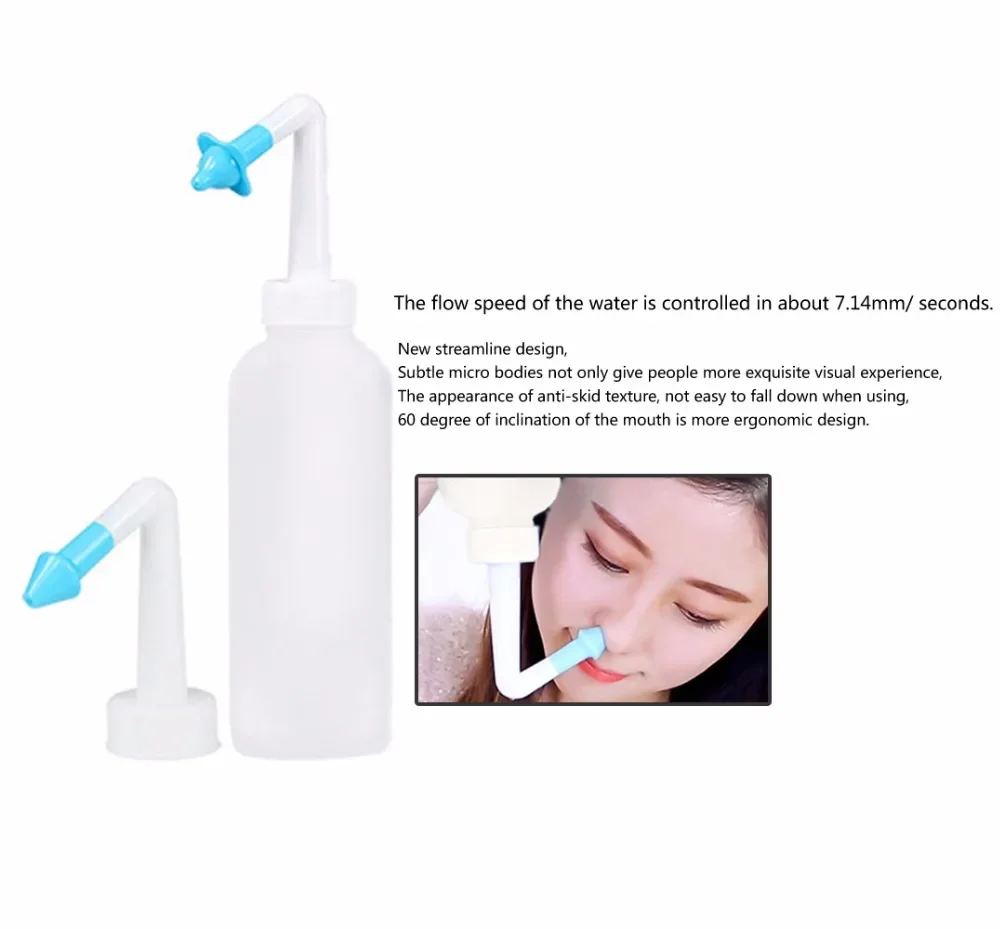 The latest 400ml High quality nasal washing device, nasal washing kettle, nasal irrigator, adult children