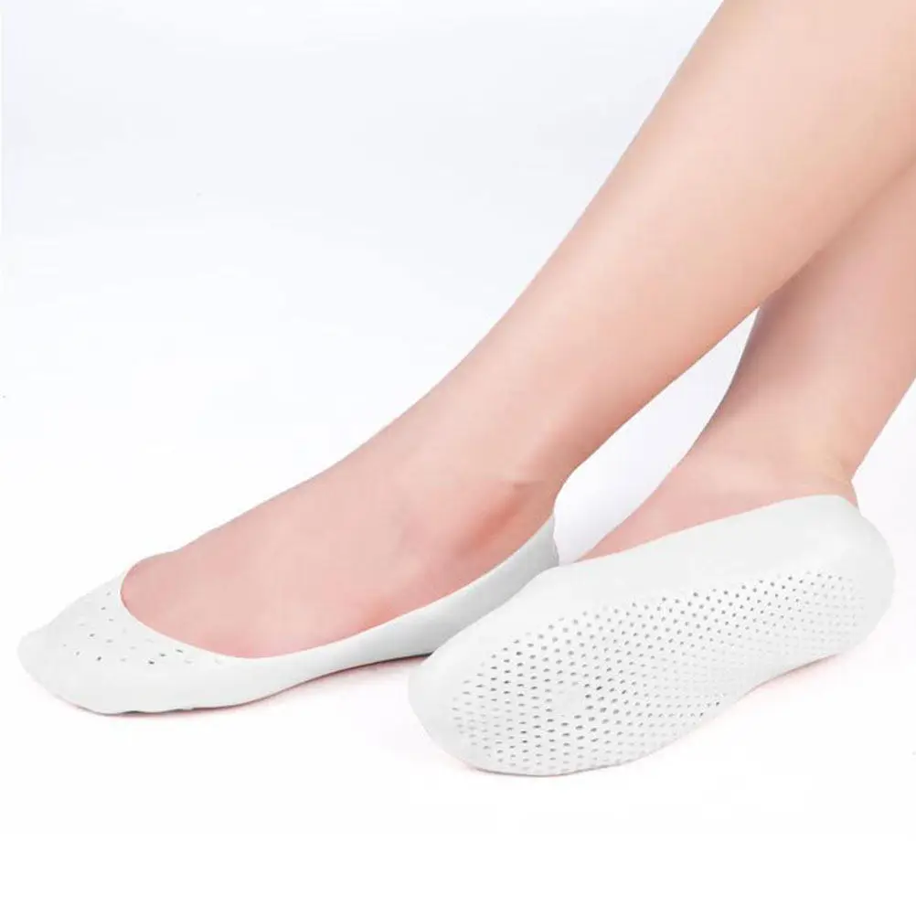 

2Pairs Moisturizing Foot Care Socks Elastic Anti-Cracking Foot Protection Covers Stretchy Sebs Socks Daily Care Soft Comfortable