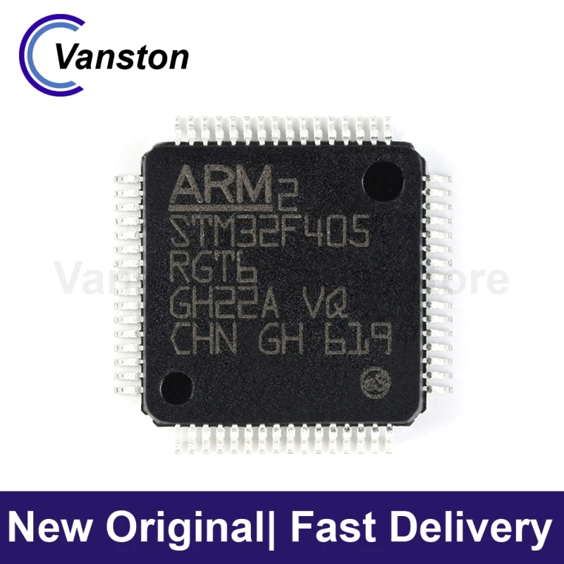 

Оригинальный оригинальный микроконтроллер STM32F405RGT6 LQFP-64 ARM, 32-битный микроконтроллер MCU, 5 шт.