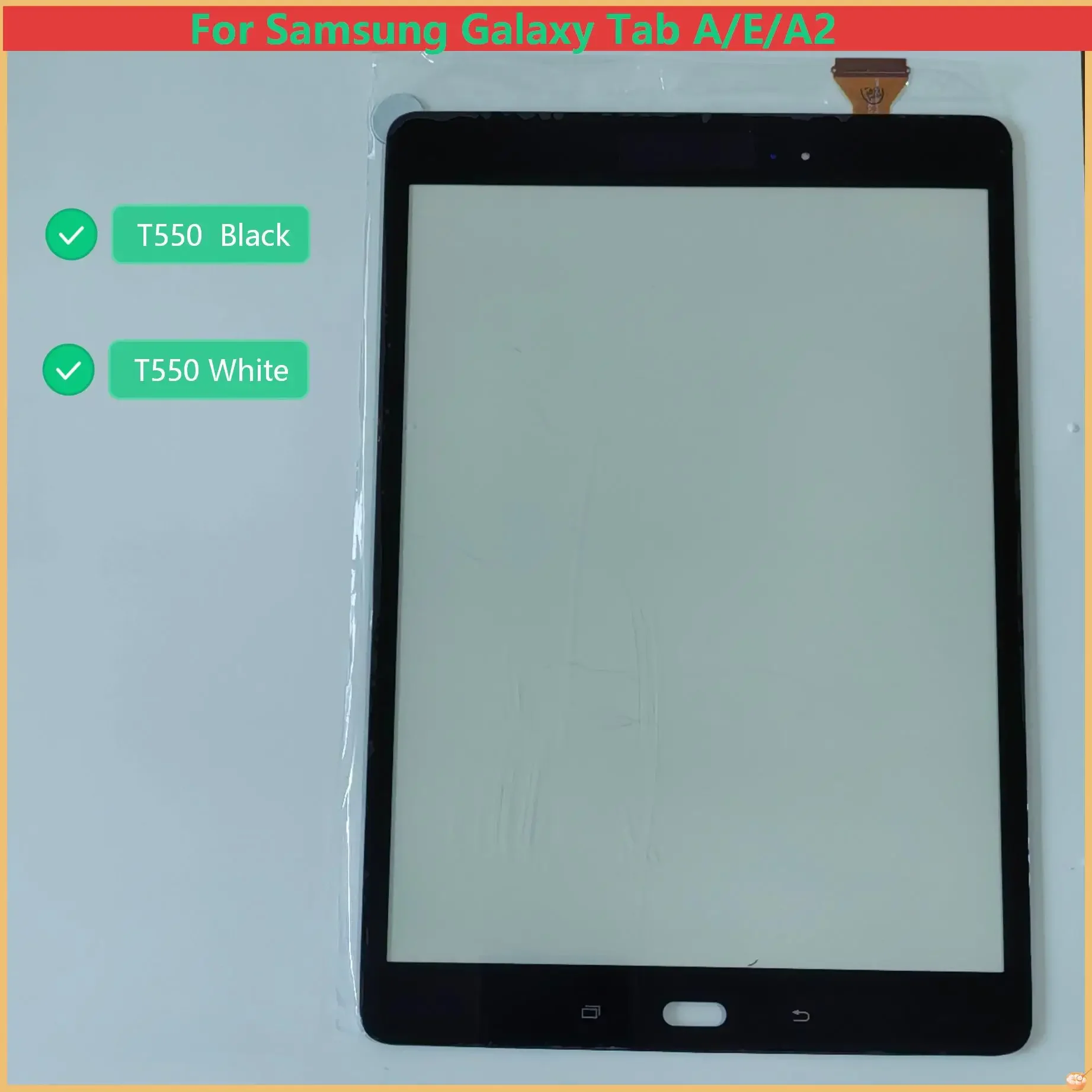 

AAA NEW For Samsung Galaxy Tab A T550 Touch Screen + OCA LCD Front Glass Panel Replacement parts