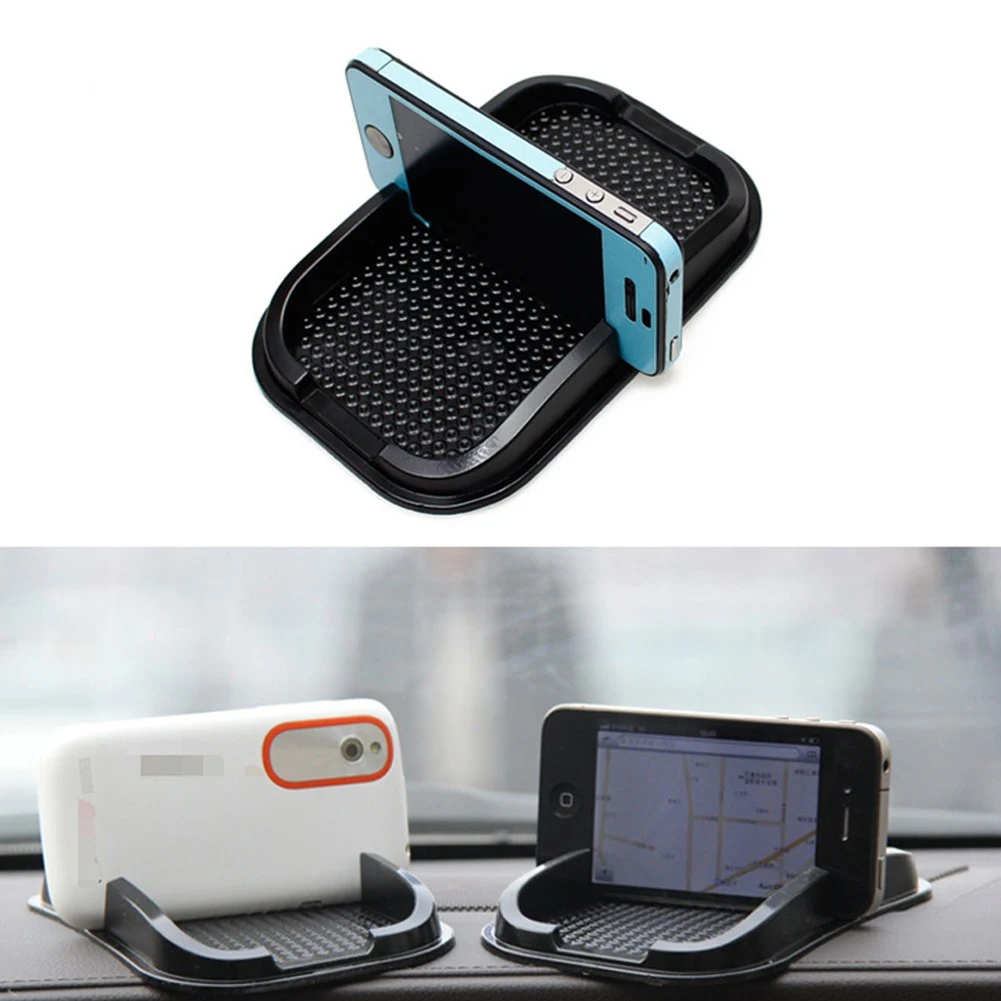 Suporte do telefone móvel do carro esteira painel antiderrapante tapete anti-deslizamento pegajoso aperto montagem para telefone gps moeda novo e de a