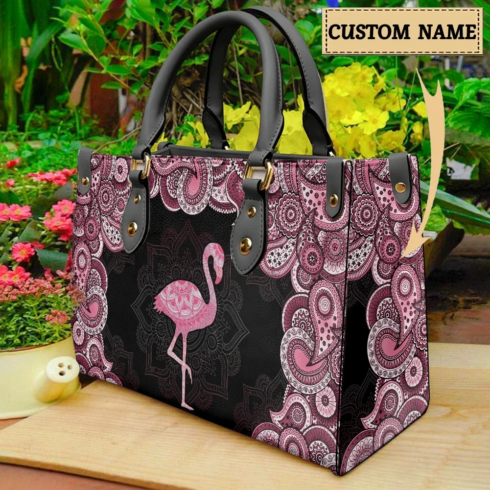 New Women's Handbags Fox Paisley Mandala Tote Bags for Female Fashion Elegant Shoulder Bag Adjustable Strap Business Bolsas Gift