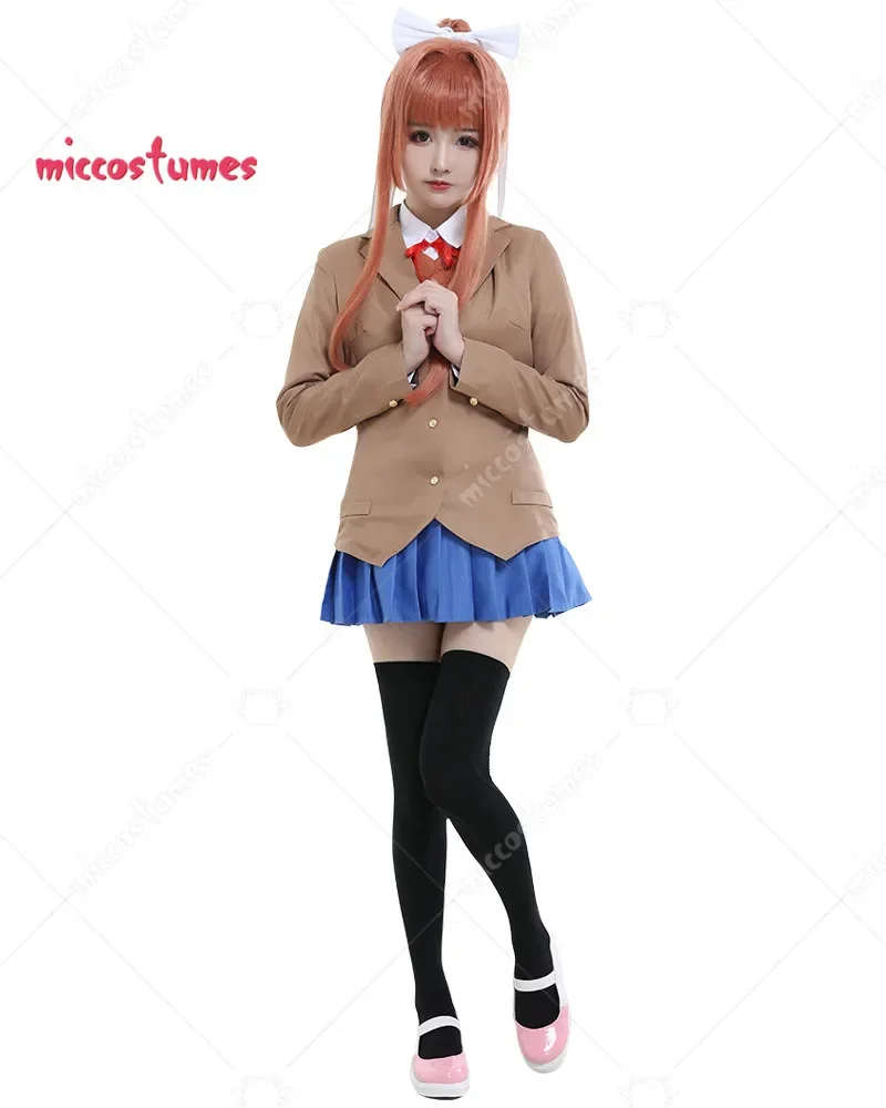 Miccostumes Women Literature Club JK School Uniform Cosplay Costume Halloween Outfit Anime School Uniform Full Sets