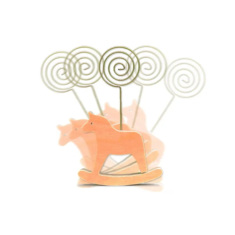 Cute Wooden Deer, Puppy, Elephant, Animal Message Holder, Note Holder, Photo Holder, Bird and Rabbit Business Card Holder