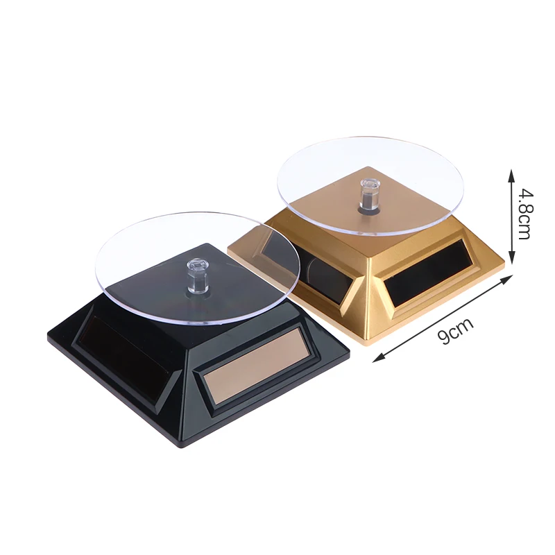 عرض الطاقة الشمسية 360 الدورية القرص الدوار ساعة مجوهرات حلقة الهاتف الدورية عرض موقف رفوف المجوهرات والدعائم ساعة حلقة #6