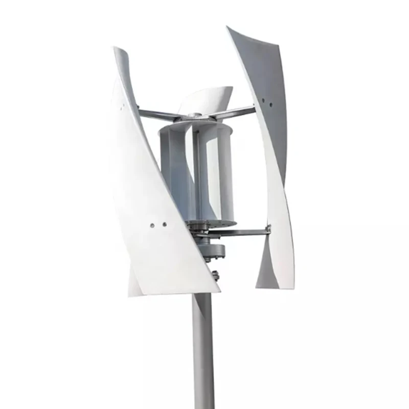1KW/2KW Vertical Wind Turbine Generator Permanent Maglev 12/24/48 V With MPPT Controller 3 Blades Small Free Energy Generators