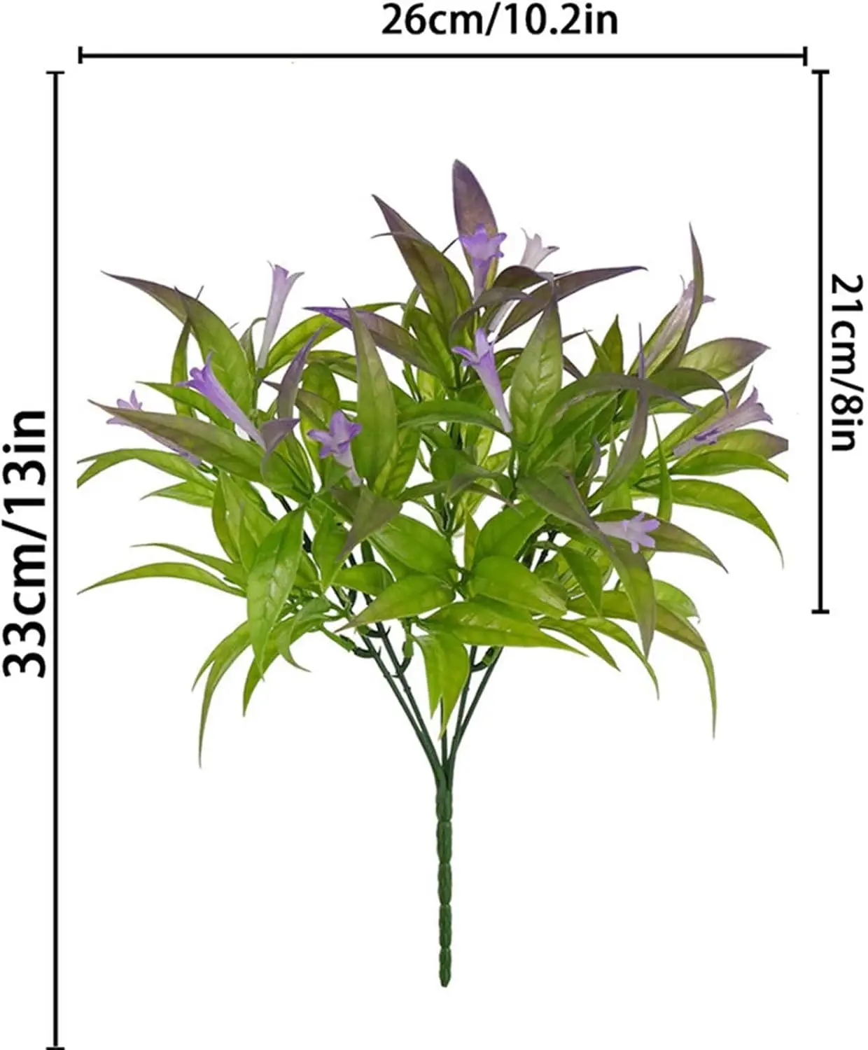 

UV Resistant Artificial Flowers for Outdoors - Faux Flowers, Fake Flowers, Tropical Plants, Greenery, Shrubs, Fall Leaves, No Fa