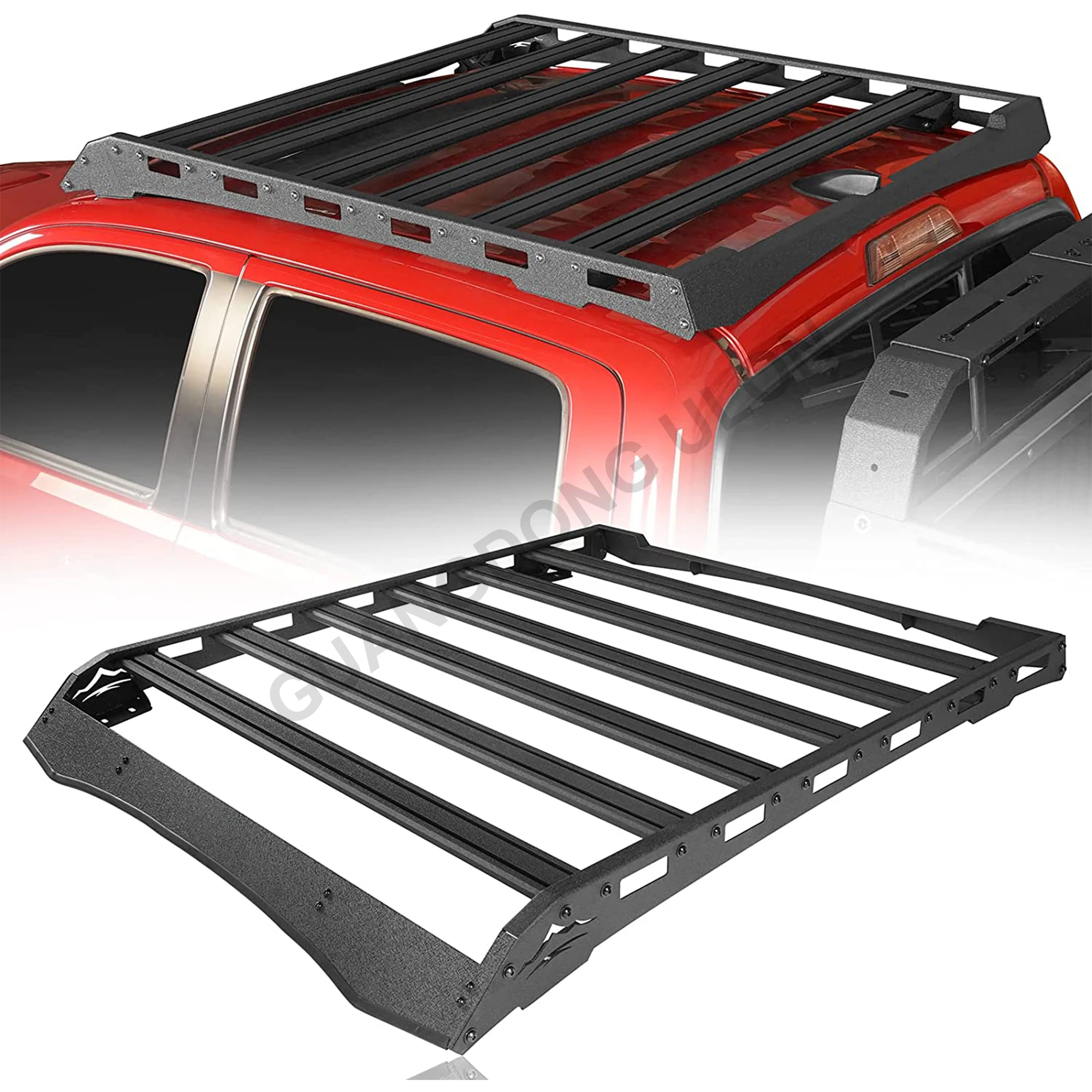 

ULON Factory Price Roof Rack Top Luggage Basket Cargo Carriers for 2005-2023 Toyota Tacoma Double Cab Pickup