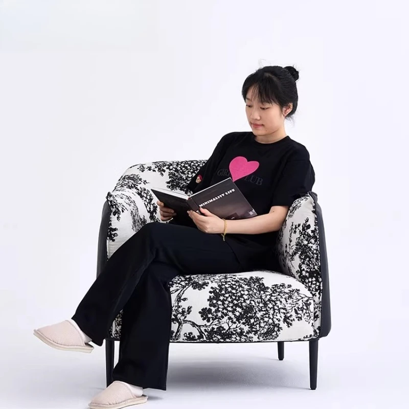 

Living room home lazy leisure chair with retro dumpling chair