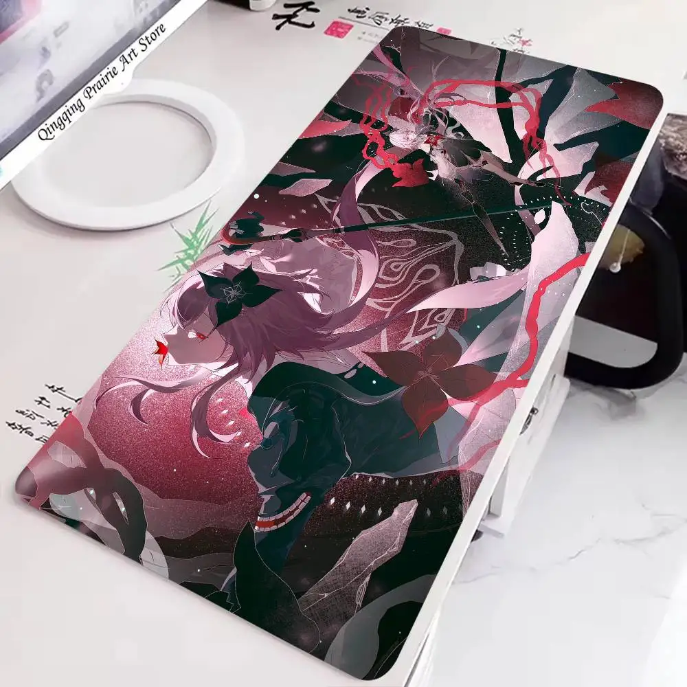 Evernight Honkai S-Star Rail Anime Mousepad Non-slip Suitable For Office Computers Laptops E-sports Game Desk Mats XXL Keyboard