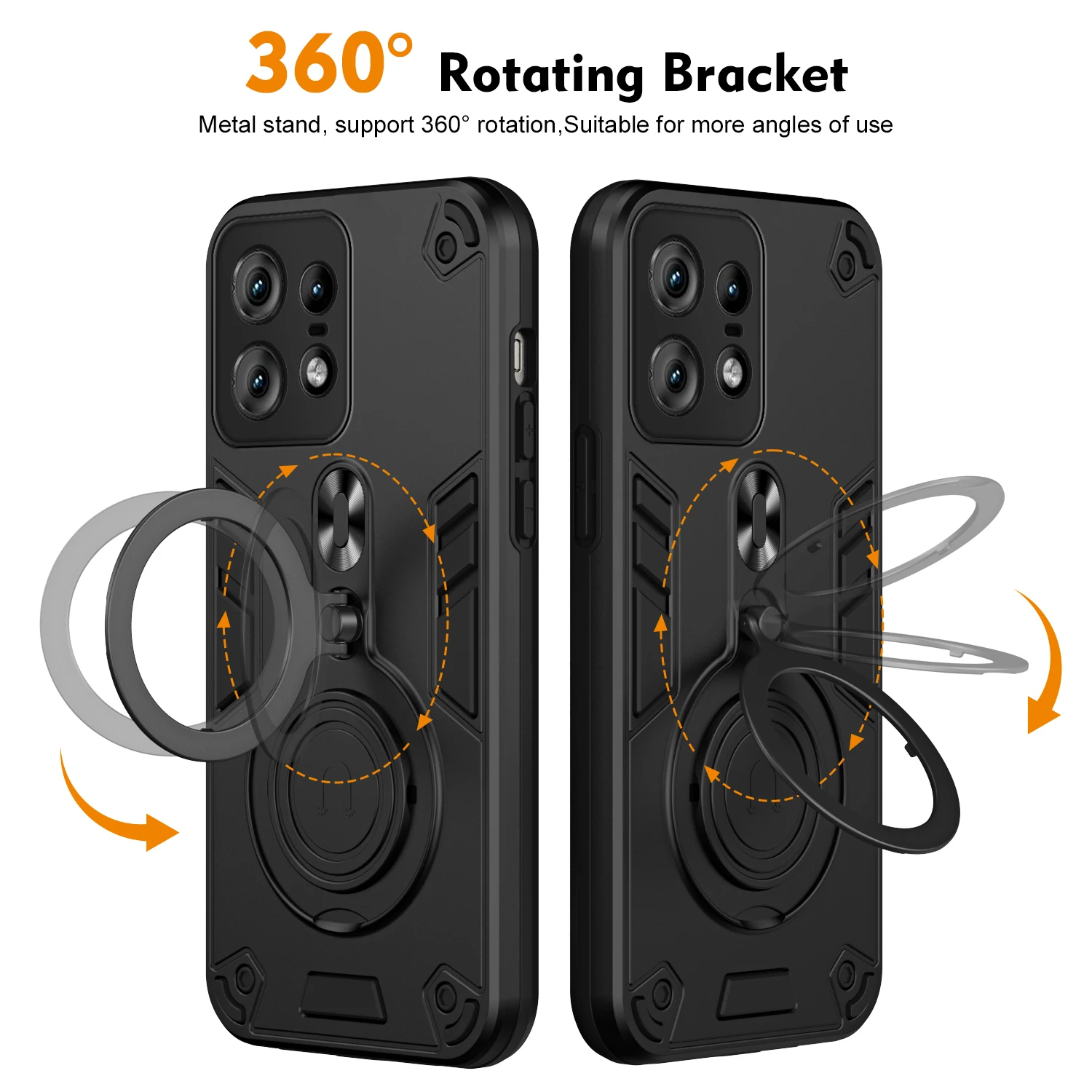 360 ° Rotating Metal Car Brack - Phone Ring Holder ulasan dan harga