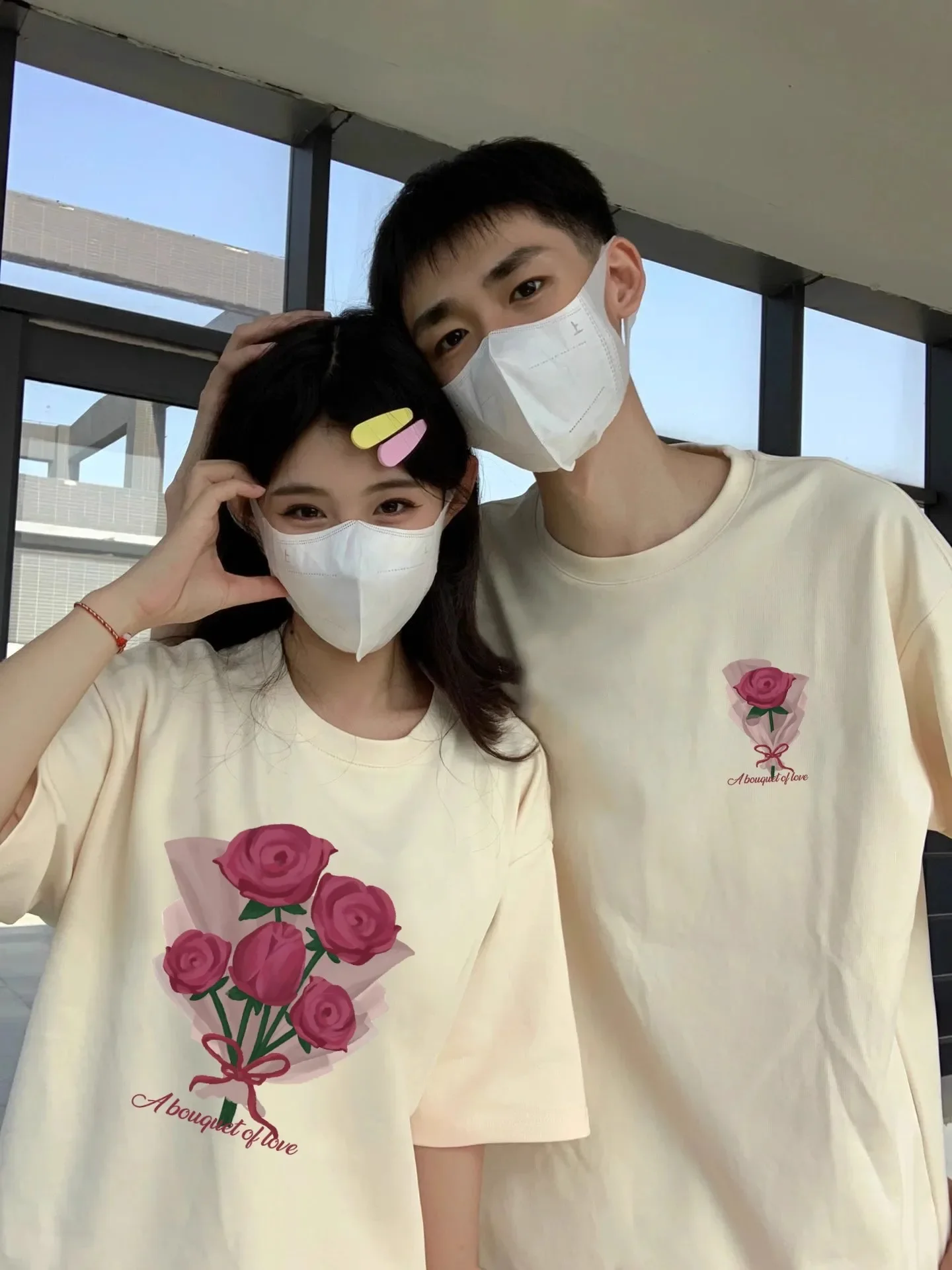 Couples T Shirt Graphics Couple Tshirt Summer Fashion Woman T-shirt Casual O-Neck Men Tops Lovers Tee Shirt graphic t shirts