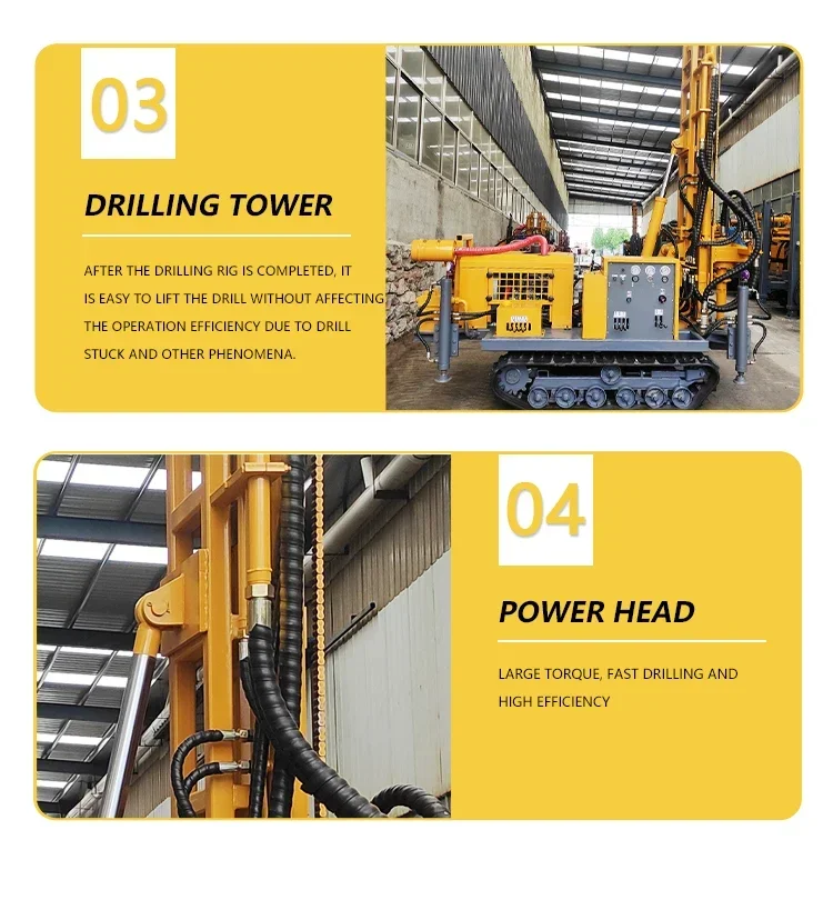 Handheld Borehole Drilling Rig Hydraulic Pump for Drilling Rig for Quick Water Well Drilling in Agricultural and Industrial