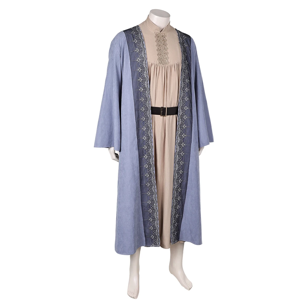 Tom Bombadil Cosplay Fantasia Kostüm Verkleidung für Erwachsene Herren Umhang Robe Hut Gürtel Rollenspiel Outfits Halloween Karneval Kleidung