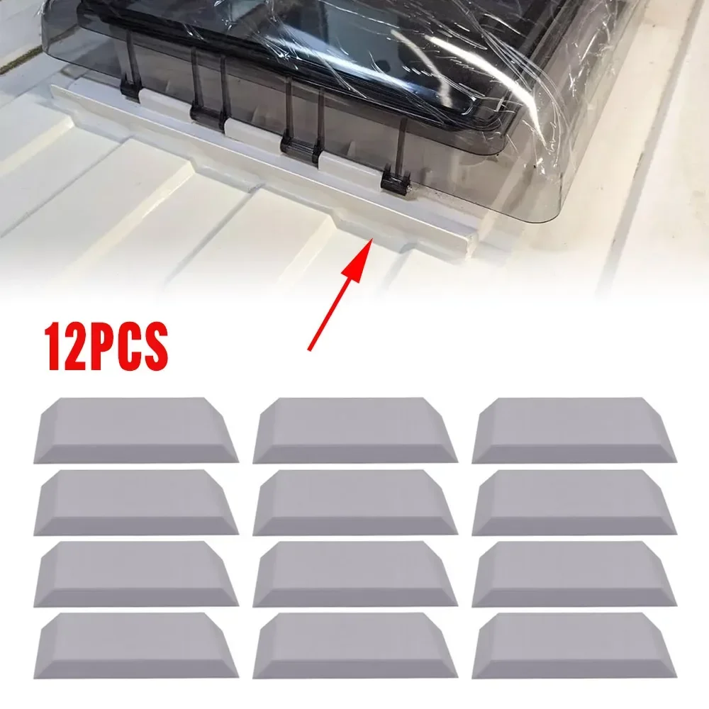 6/12Pack Roof Vent Skylight Infill Profile for Fiat Ducato Citroen Relay Boxer Camper Van Car Exterior Protection Accessories