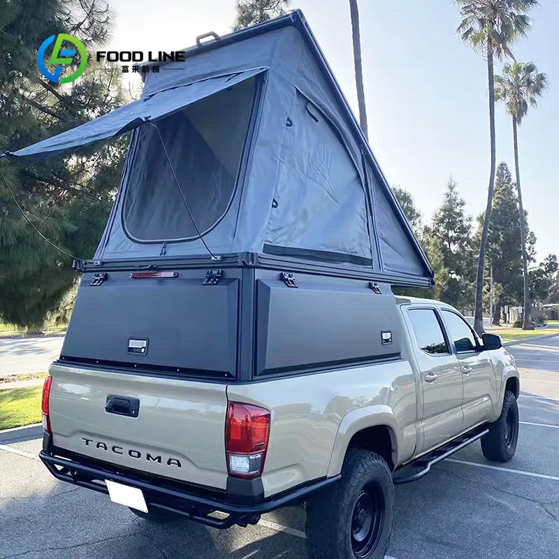 Customized drop‑in canopy shell for 4x4 conversion vehicles heavy duty bed enclosure for overland adventure camping projects