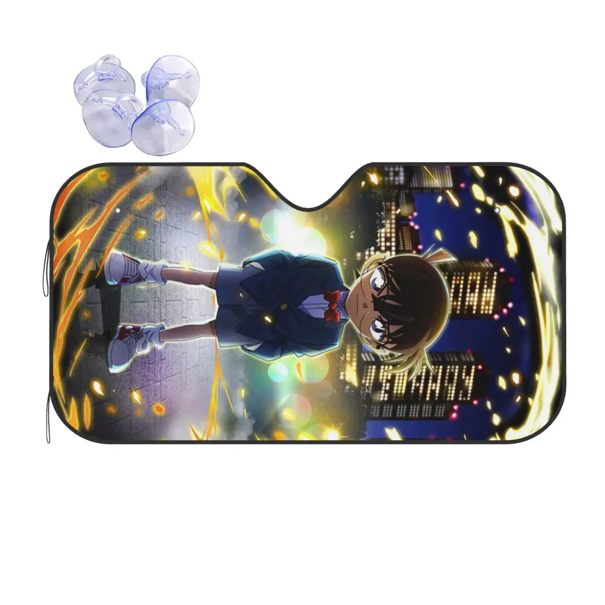 

Detective Conan Sunshade Windscreen Car Front Windshield Window Sun Visor Accessories Covers