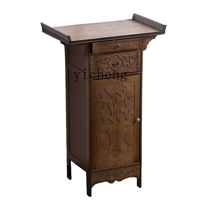 TQH new Chinese-style entrance cabinet, modern simple table, incense case, living room table, household Buddhist platform