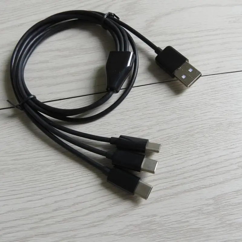 193A Multi 3 in 1 USB C Long Cable Charging Cord Multiple Ports Long Charging