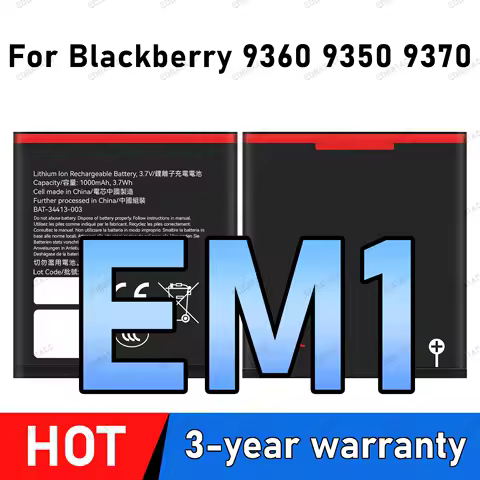 EM1 Replacement Battery For Blackberry 9360 9350 9370 Batteries New High Quanlity BATTERY