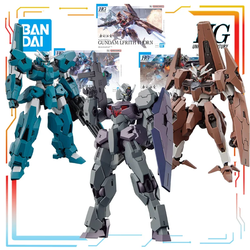 

Authentic Straight Hair Bandai Original Mercury Witch HG Series Gao Wolwa Action Figure Assembly Model Toys Model Gifts for Boys