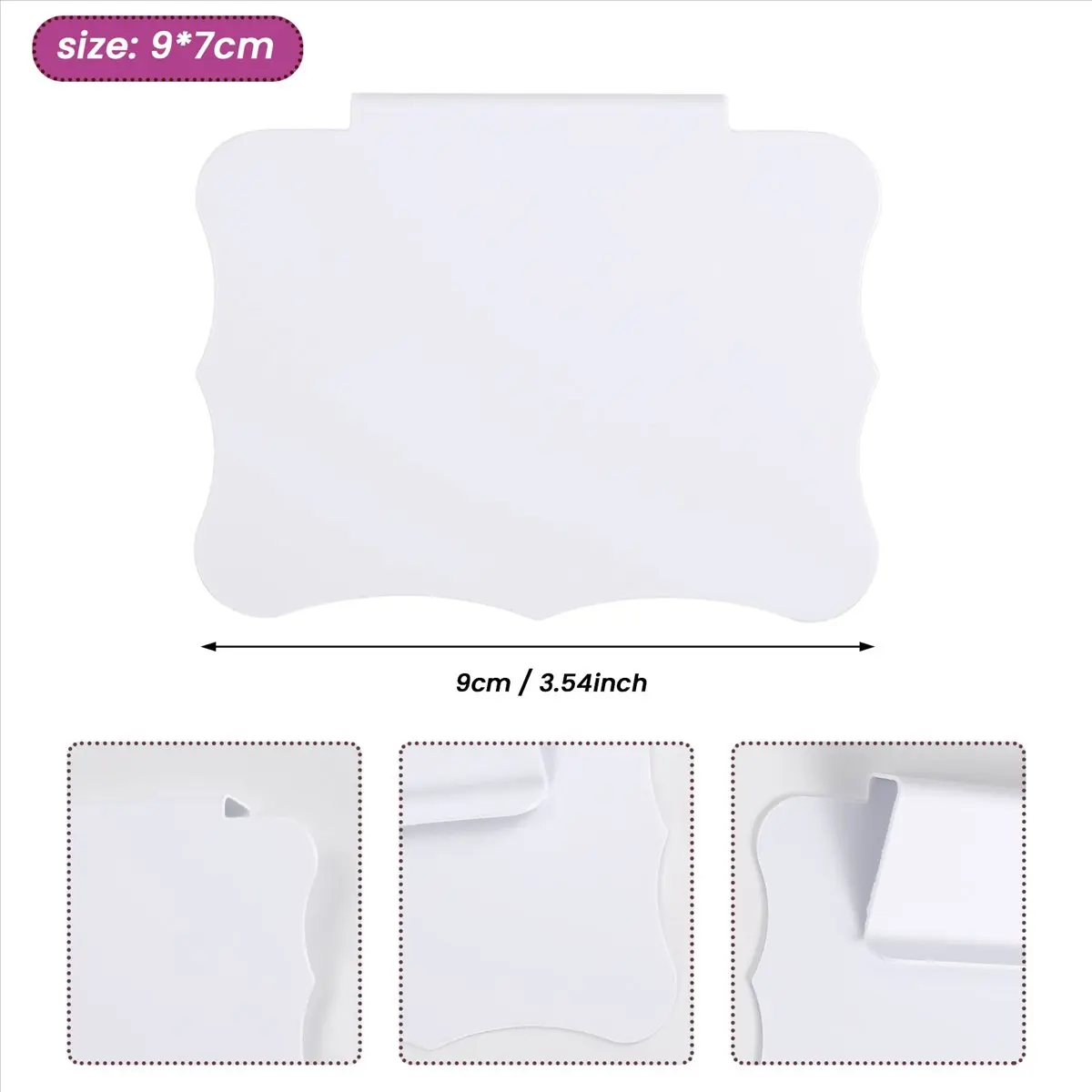 

REST, 32-комплекты этикеток для корзин, набор зажимов и ручек, в комплект входит 32-образный кухонный держатель для этикеток и 2 мела (белый)