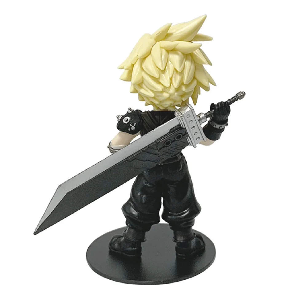 11-12cm Anime Cloud Strife Tifa Lockhart Aerith Gainsborough Zack·Fair Figur Modell PVC Spielzeug Desktop-Sammlungszubehör Geschenk – Detail 11