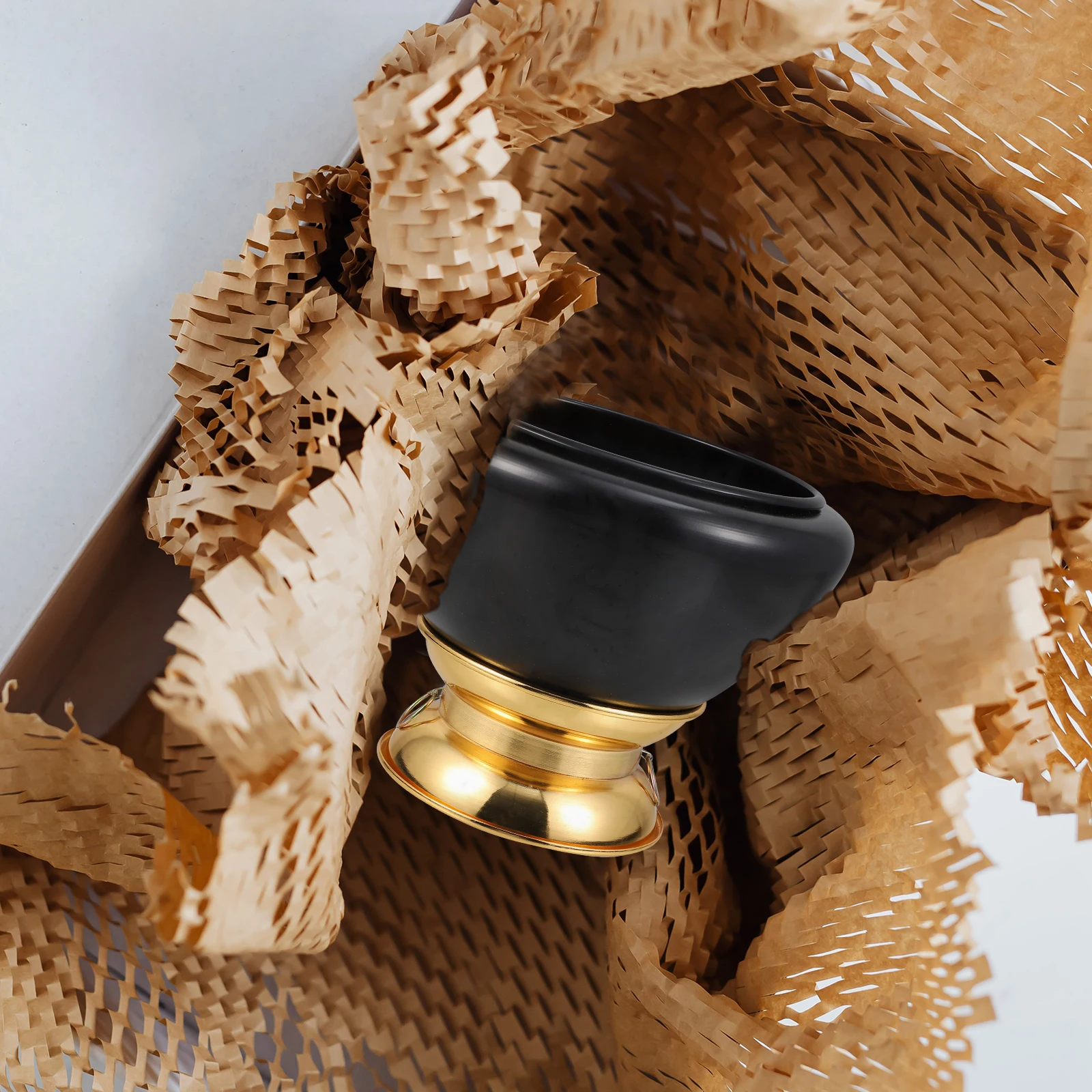 

1pc Tibetan Singing Black Durable Sound Bowl For Yoga Meditation Home Decor Instrument Accessory Chanting Bowl Yoga Supply