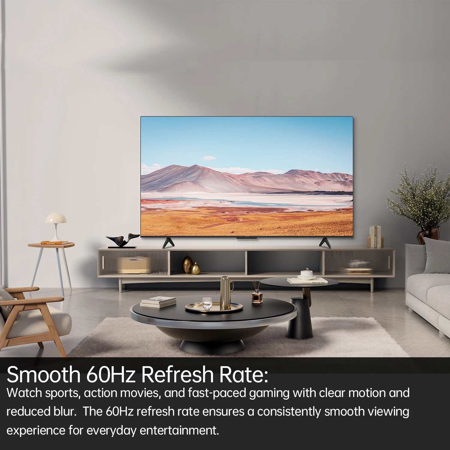تلفزيون ROWA 75R55 الذكي، 75 بوصة، 4K UHD HDR 10+، ألعاب Google TV، تحسين الألوان الديناميكي، Dolby Vision Atmos، MEMC، التحكم الصوتي، Game Master بتصميم نحيف (موديل 2025)