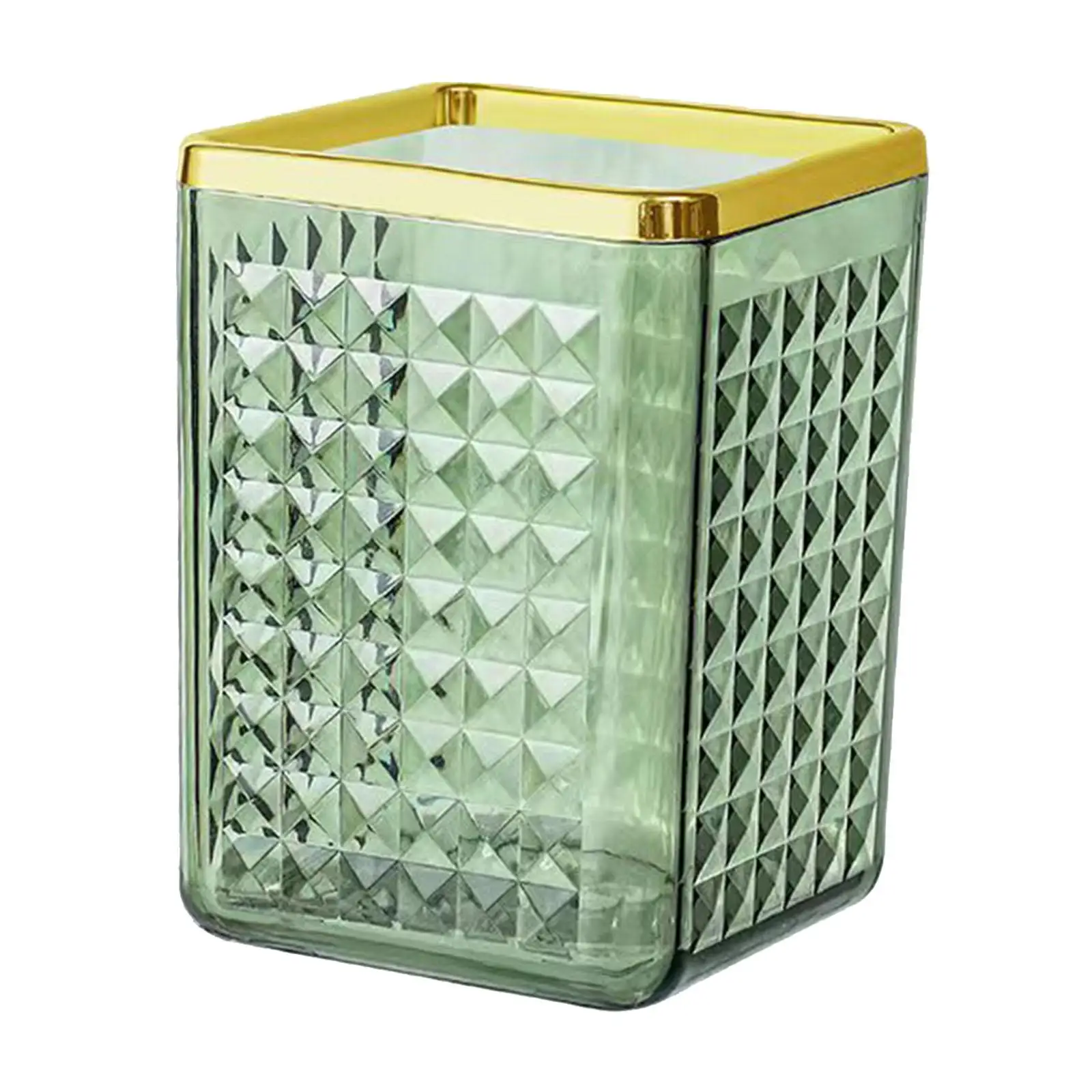 2x pencil ถ้วยบ้านถุงใส่เครื่องเขียนสำหรับดินสอเครื่องหมาย kuas Rias สีเขียว