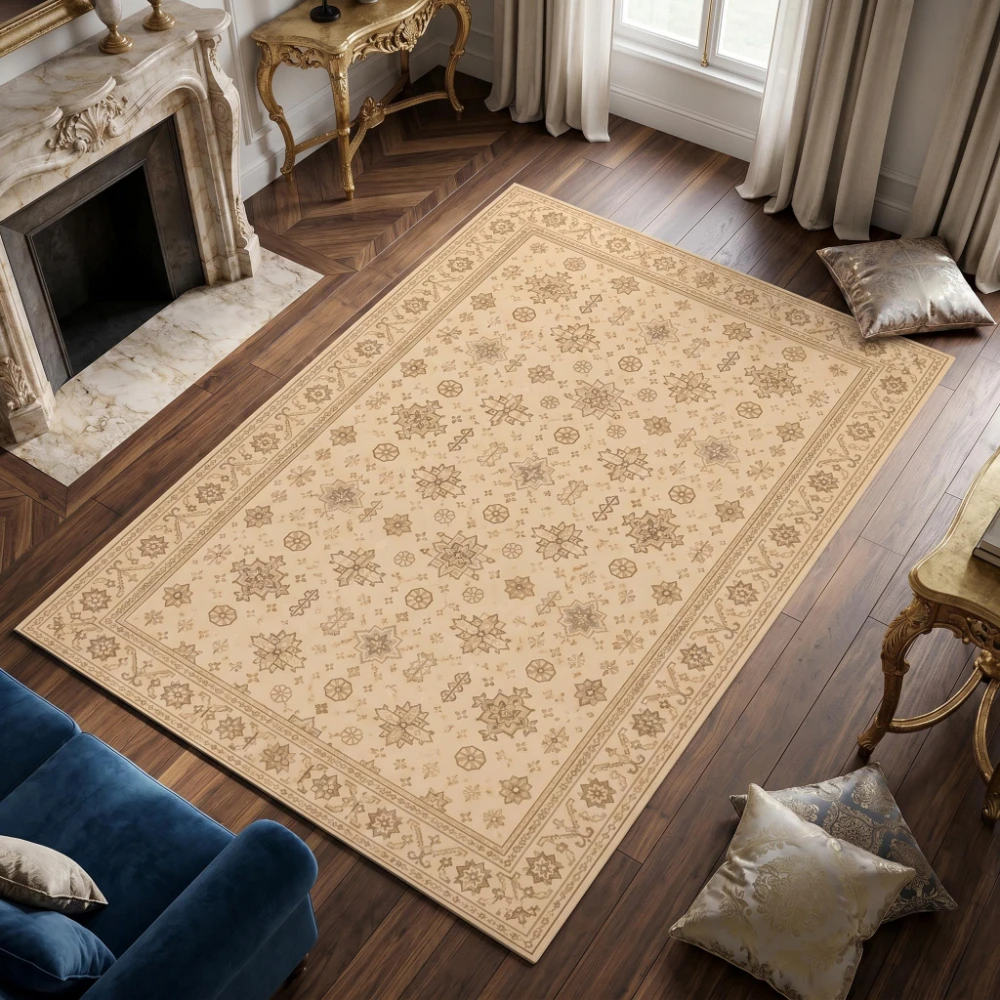 Vintage Persian Pattern Carpet Home Entrance Soft Large Area Rug Living Room Modern House Dining Room Bedroom Decor Mat