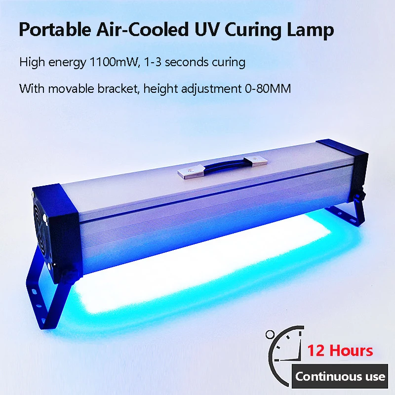 Lâmpada de cura uv portátil 240w com eficiência de luz, adesivo sem sombra, tinta de óleo verde uv, detecção de fluorescência seca, reparo de vidro