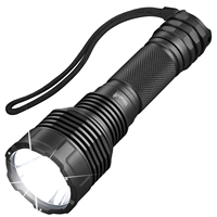 UltraFire C15 Powerful LED Tactical Flashlight 2000LM USB Rechargeable EDC Torch Light IP68 Self Defense Lamp for Hiking Camping