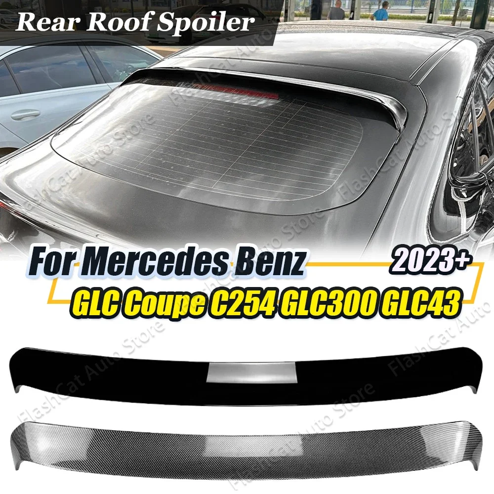 C254 Rear Trunk Mid Spoiler Tailgate Roof Middle Tail Wing Body Kit For Mercedes Benz GLC Coupe C254 GLC300 GLC43 2023 2024 AMG