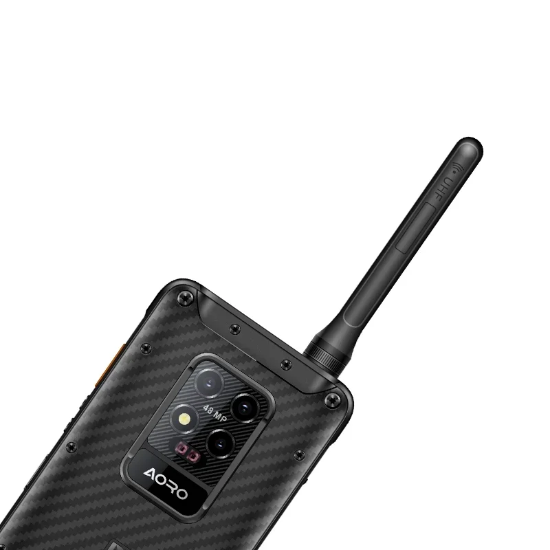 AORO M7 Android Zelloトランシーバー 4Gデジタル無線 長距離POC DMR UHF 耐衝撃スマートフォン