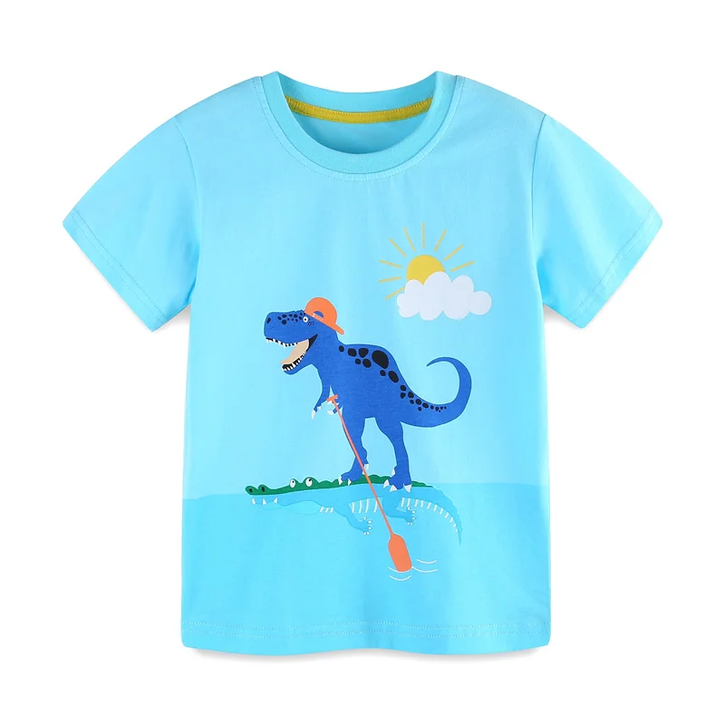 

Zeebread 2-7T New Arrival Baby Cotton T shirts With Cartoon Print Hot Selling Boys Summer Tees Tops Short Sleeve Shirts Clothes