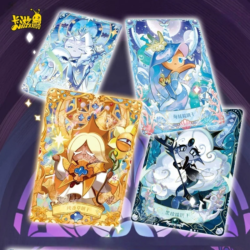 KAYOU Véritable Cookie Run : Royaume ‌   Carte Brave Heart Crispy Pack jeu carte de Collection jouets périphériques carte Flash cadeau de vacances