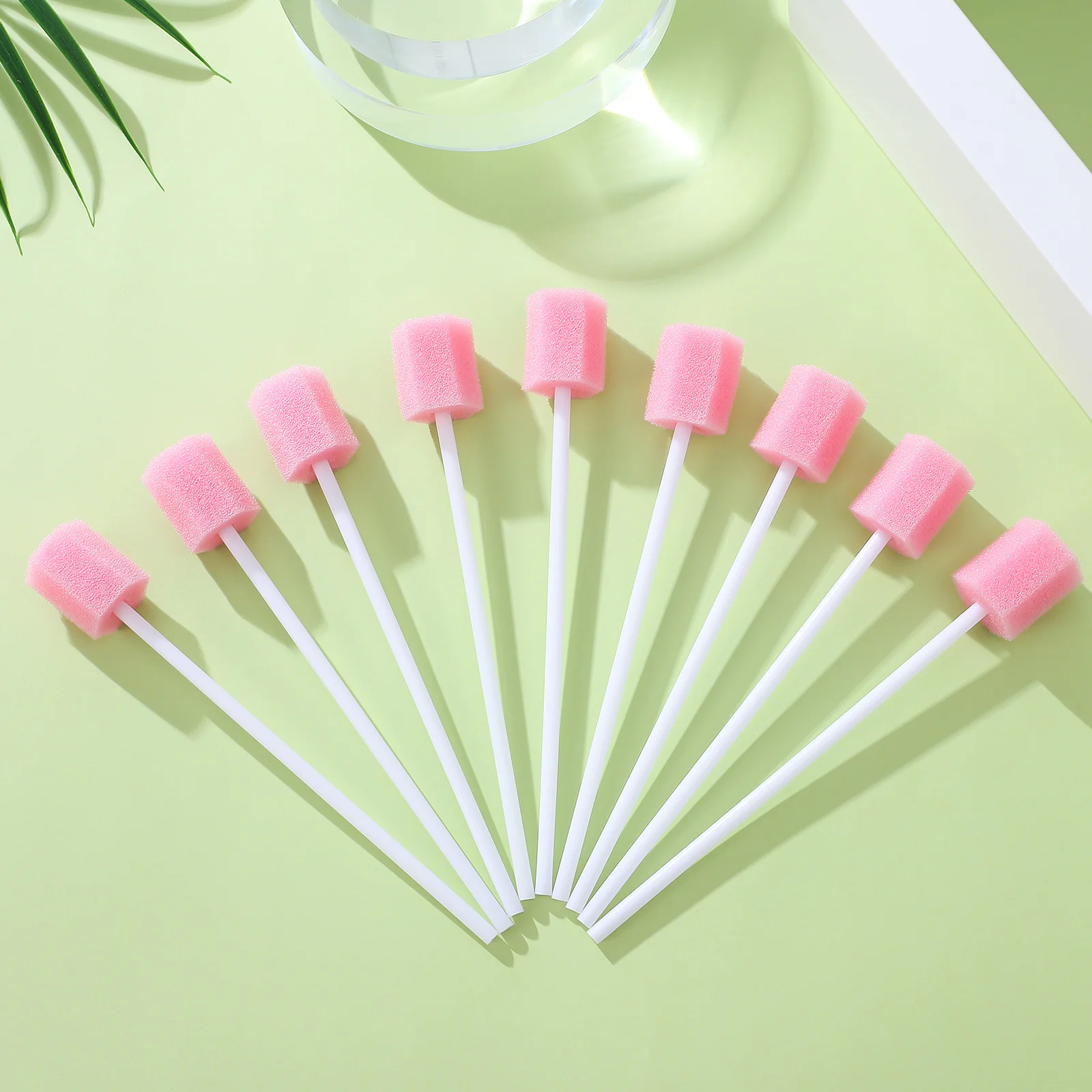 Disposable Oral Care Sponge Swab Tooth Cleaning Mouth Swabs Sterile Unflavored Oral Swabs Daily Oral Care Supplies