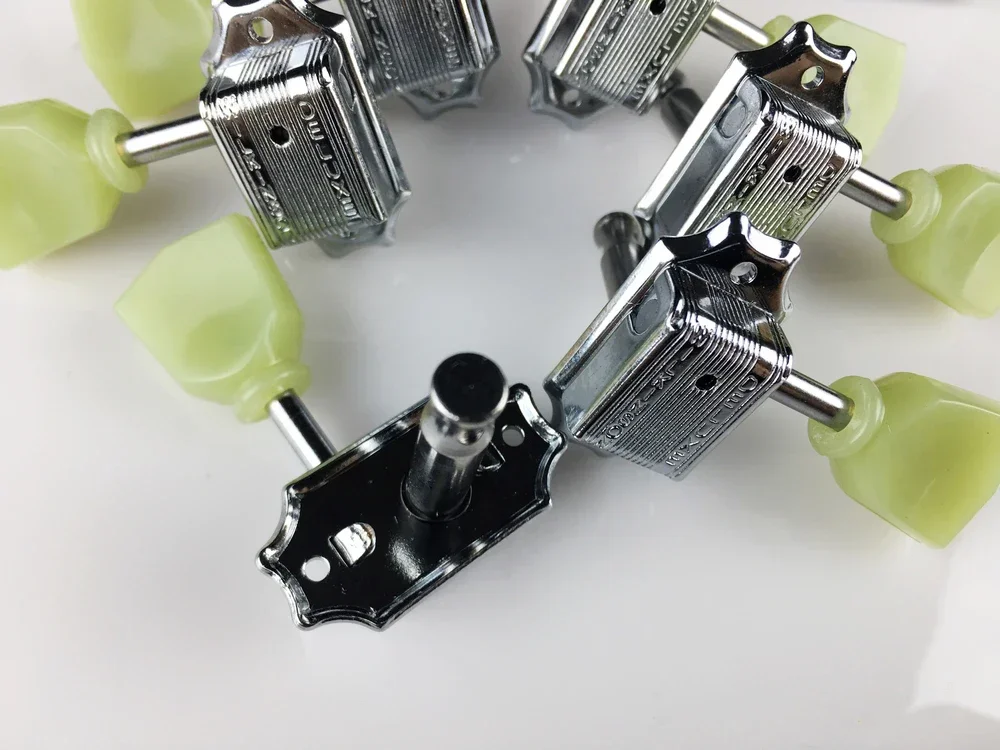 1Set Genuine Wilkinson 3R-3L Vintage Deluxe Electric Guitar Machine Heads Tuners WJ-44 Tuning Pegs For LP SG Lespaul Guitar