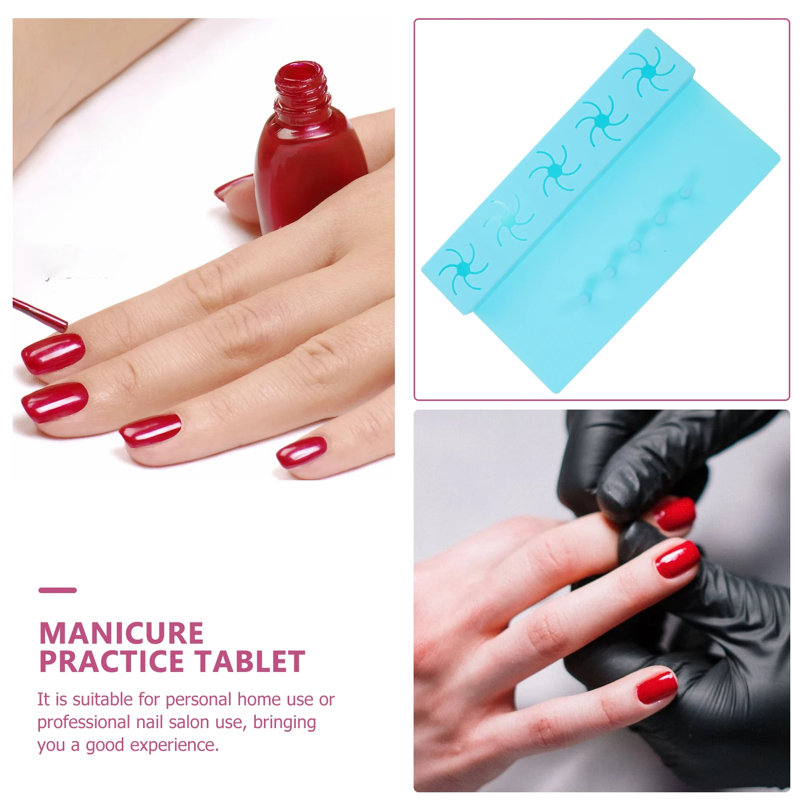 

Silicone Nail Polish Holder Organizer Storage Rack For Home Professional Use Portable Lightweight Display Stand