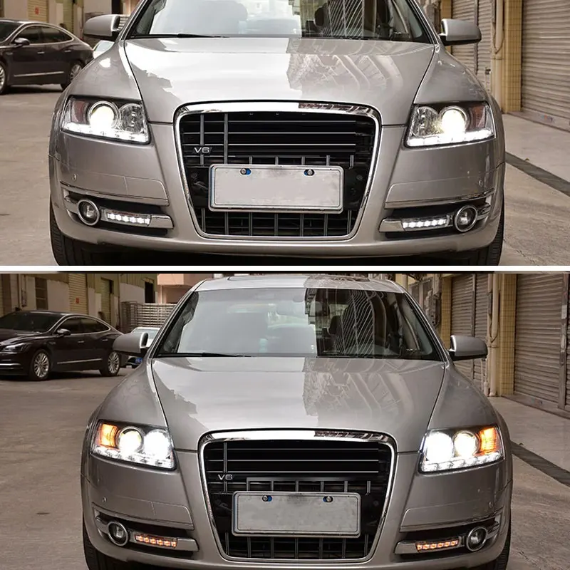 

Head Lamp for Audi A6L LED Headlight 2005 2006 2007- 2011 A6 DRL Signal Head Lamp Assembly Modified Automotive Accessories