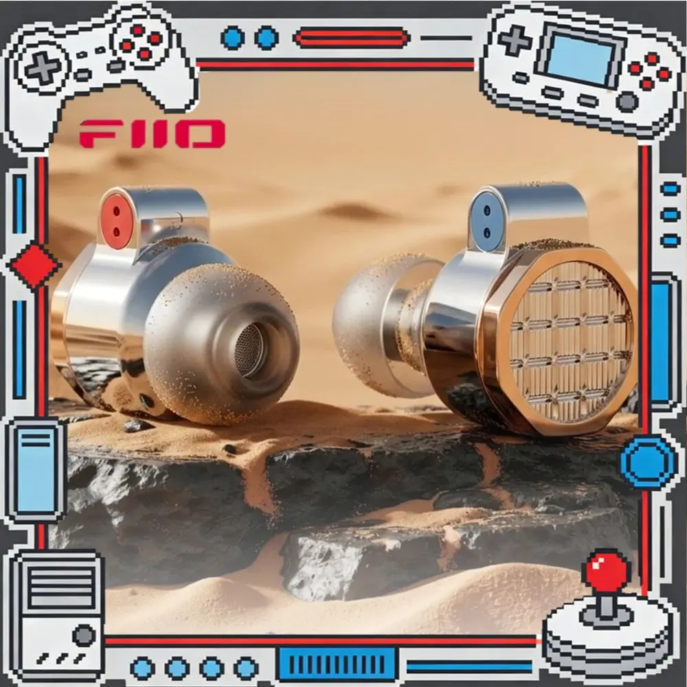 

Fiio Snowsky OAK NANO in Ear Wired HiFi Earphones Dynamic Esports Gaming Earbuds 0.78 2pin Titanium Metal Cavity Music Accessory