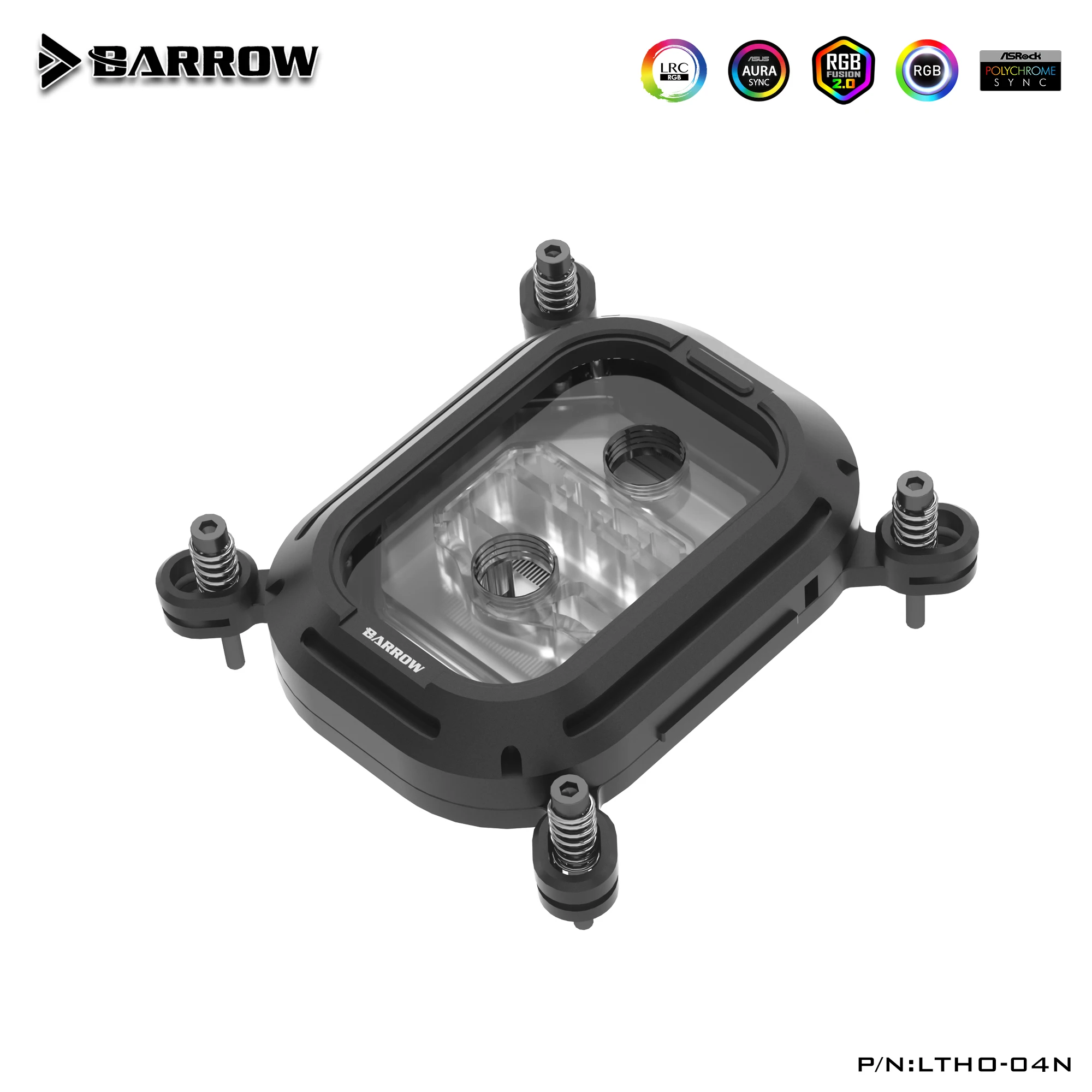 

BARROW CPU Water Block For INTEL Platform LGA 115X X299 1700,1200 Processor Cooler,White,Black,,LTHO-04N