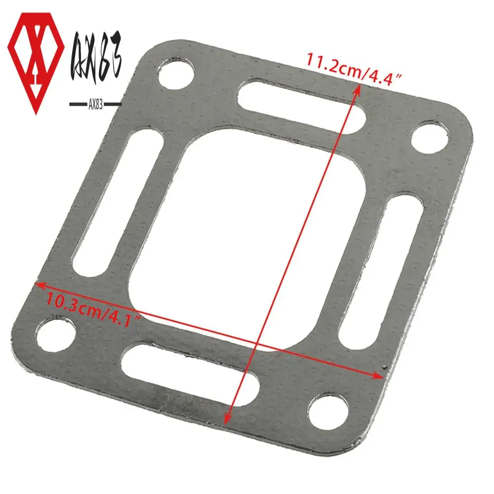 

AX83-2 шт. прокладка подъема выхлопного локтя, прокладка выхлопной системы для Mercruiser 4,3 5,0 5,7 6,2 454 502 V6 V8 27-87105 27-860232