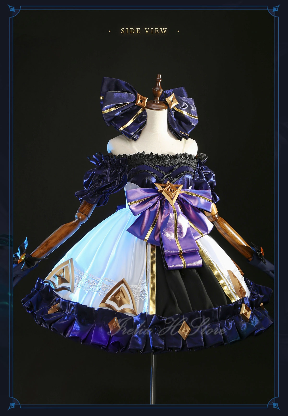 pre sale Irelia H Store Gwen from LOL Gwen Cosplay Costume for women Classical Skin Halloween party dress image 6